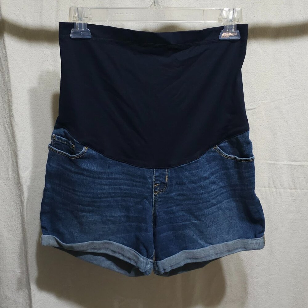 Maternity - Small - Blue Jean Shorts